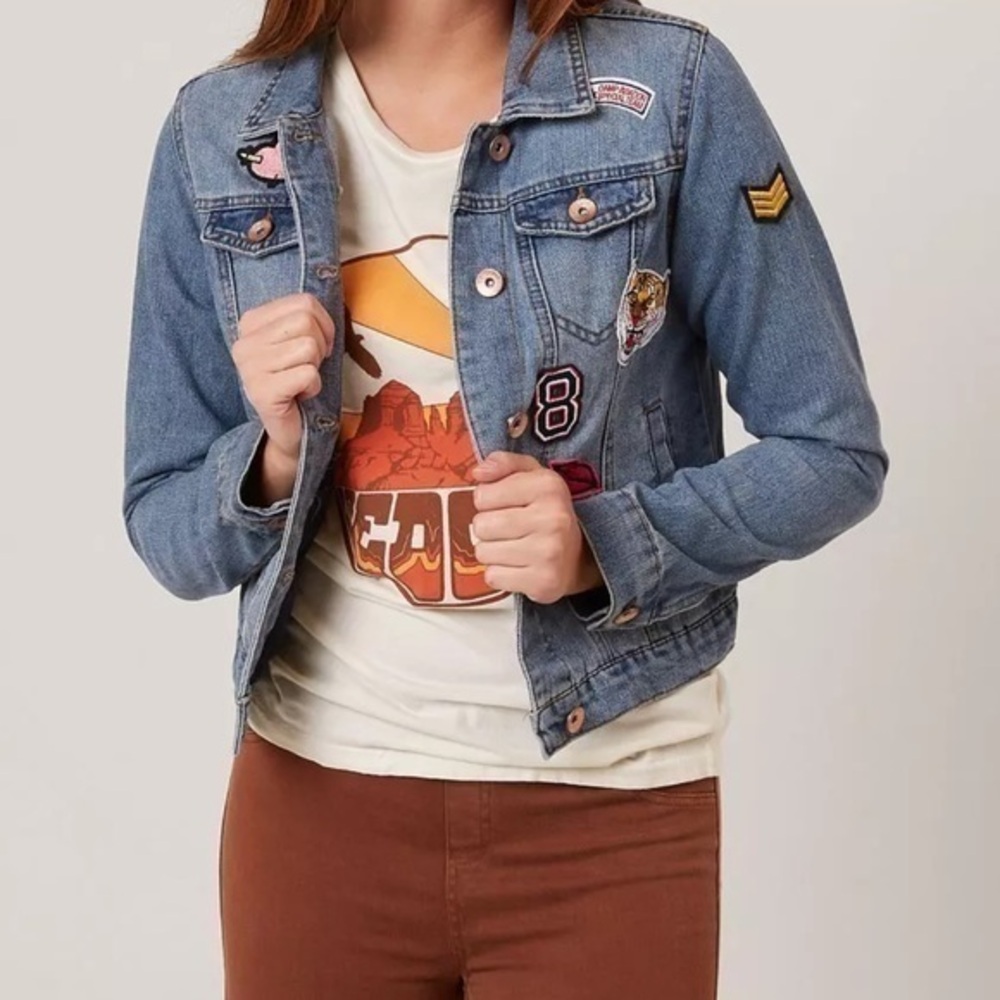 CI SONO patches denim jacket